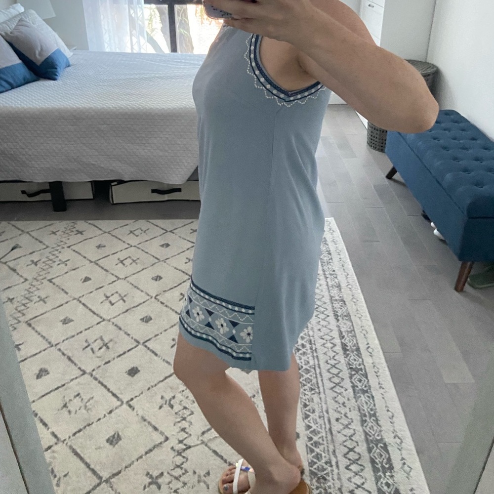 ✨NEW✨ Lulus Blue Shift Dress Size Small - Picture 4 of 10